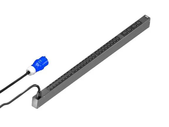 Produktfoto 1 von Rittal DK IEC C19, IEC C13 Verteilereinheit, 28-fach 16A, 3m Kabel, 230 V