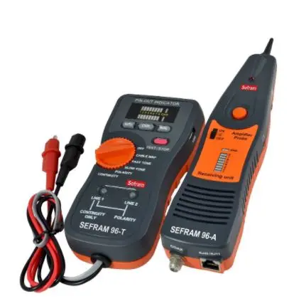 Produktfoto 1 von Sefram SEFRAM96 Netzwerktester Tonsignal, Kabelprüfgerät, USB, COAX, RJ11, RJ45, BNC