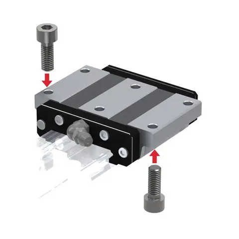Produktfoto 1 von THK HRW Linearführung Schlitten, 72.8 mm x 62 mm, Traglast 14.2 kN