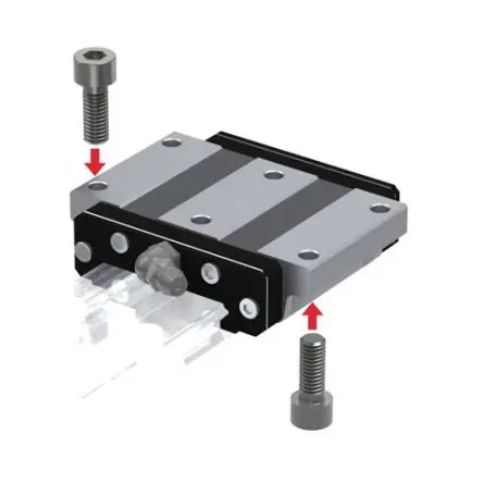 Produktfoto 1 von THK HRW Linearführung Schlitten, 72.8 mm x 62 mm, Traglast 14.2 kN