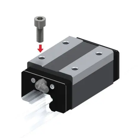 Produktfoto 1 von THK HSR Linearführung Schlitten, 98 mm x 90 mm, Traglast 48.9 kN