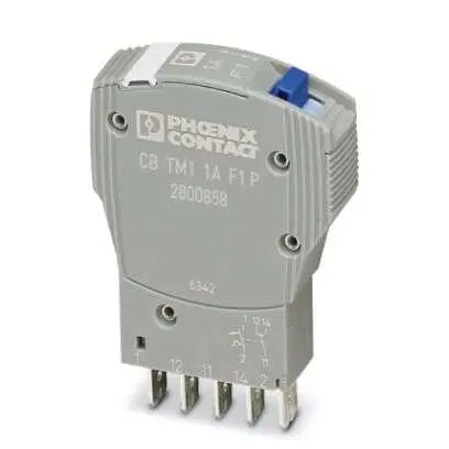 Produktfoto 1 von Phoenix Contact CB TM1 Thermischer Schutzschalter, 1-polig, Thermomagnetic Device Circuit Breaker Einrastbefestigung,