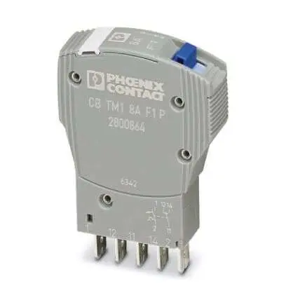 Produktfoto 1 von Phoenix Contact CB TM1 Thermischer Schutzschalter, 1-polig, Thermomagnetic Device Circuit Breaker Einrastbefestigung,