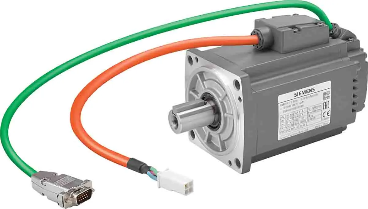 Siemens 1FL6042 Wechselstrommotor, 750 W 3000 rpm 230 V Flanschmontage