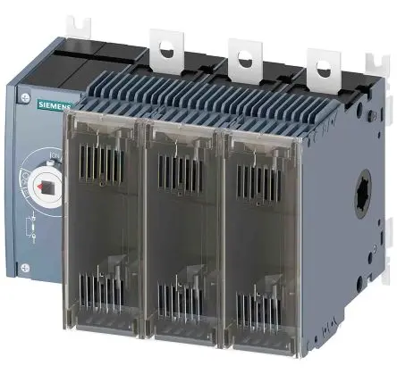 Produktfoto 1 von Siemens 3KF Sicherungstrennschalter 3-polig, 250A, 8 Schließer/8 Öffner, SENTRON, NH0, NH1 Sicherungsgröße