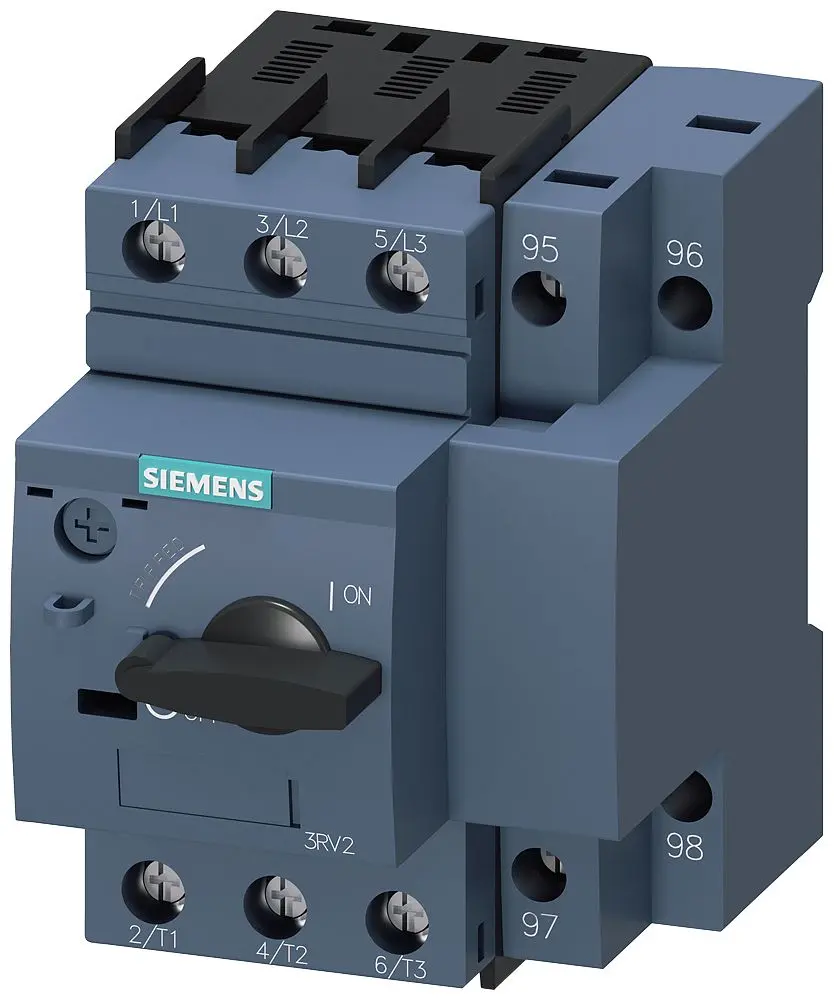 Produktfoto 1 von Siemens SIRIUS 3RV 3RV2 Motorschutzschalter, 10 A 3 Eingänge 690 V Klasse 10 mit  mit Stromwandler