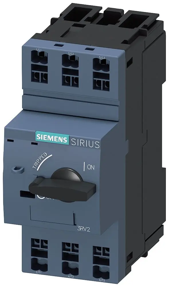 Produktfoto 1 von Siemens SIRIUS 3RV 3RV2 Motorschutzschalter, 16 A 3 Eingänge 690 V 3RV2 mit  mit Stromwandler