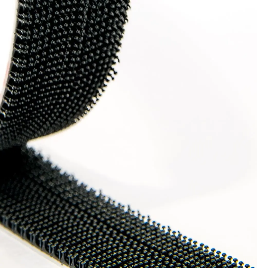 Produktfoto 1 von RS PRO Haken Klettband, 25mm x 5m, Schwarz