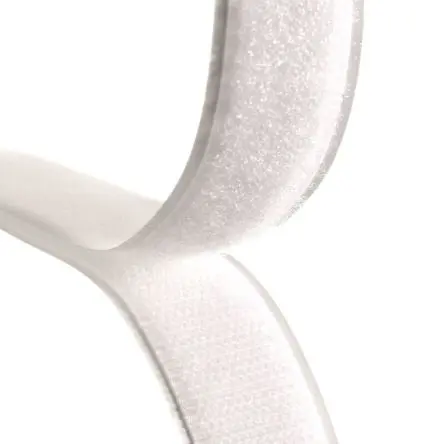 Produktfoto 1 von RS PRO Klettband, 50mm x 5 m, Weiß