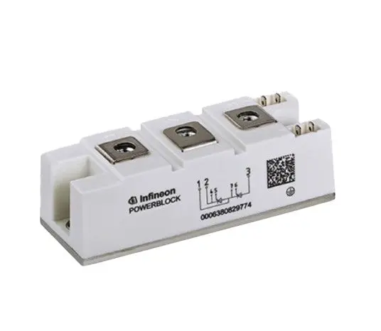 Produktfoto 1 von Infineon DD220N22S Schraub Diode, 2200V / 226A, 3-Pin ECO-Block
