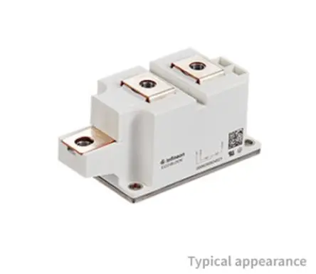 Produktfoto 1 von Infineon Thyristormodul 380 A 1800 V, Gate-Trigger 150 mA 9500 A 1.47 V 7-Pin