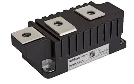 Produktfoto 1 von Infineon Thyristormodul 586 A 1600 V, Gate-Trigger 250 mA 16500 A 1.43 V 7-Pin