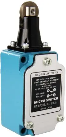 Produktfoto 1 von Honeywell LS Endschalter, Rollenstößel 1-poliger Umschalter, IP67, Zinkdruckguss 240V 10A