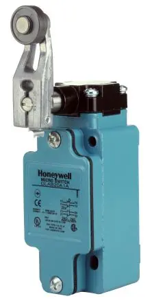 Produktfoto 1 von Honeywell GLA Endschalter, Rollenhebel 1-poliger Umschalter, IP67, Zinkdruckguss mit Epoxidbeschichtung 600V ac 10A