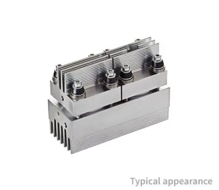 Produktfoto 1 von Infineon Thyristormodul 800 A 1600 V, Gate-Trigger 200 mA 6300 A 1.56 V 8-Pin