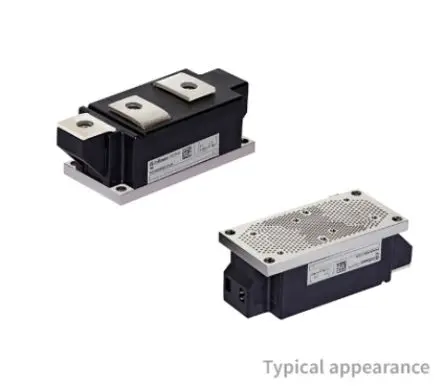 Produktfoto 1 von Infineon Thyristormodul 600 A 1600 V, Gate-Trigger 250 mA 21000 A 1.27 V 7-Pin