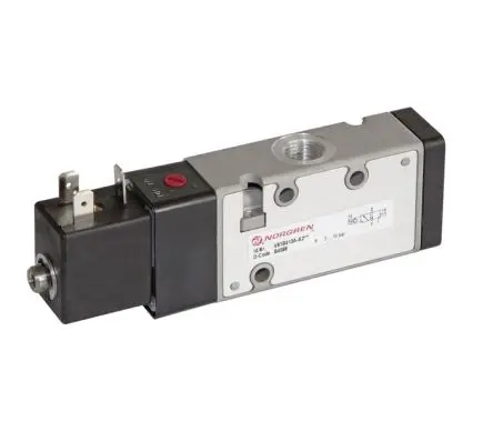 Produktfoto 1 von Norgren V60 Pneumatisches Magnetventil G 1/8 Zoll, Magnet/Luft-betätigt 24V
