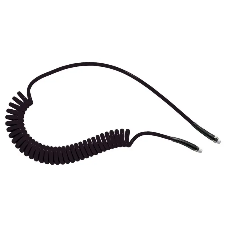 Produktfoto 1 von PREVOST 4 m PUS Polyurethan Spiralschlauch Schwarz, Innen-Ø 6.5 mm, 8 bar 70 °C -15 °C