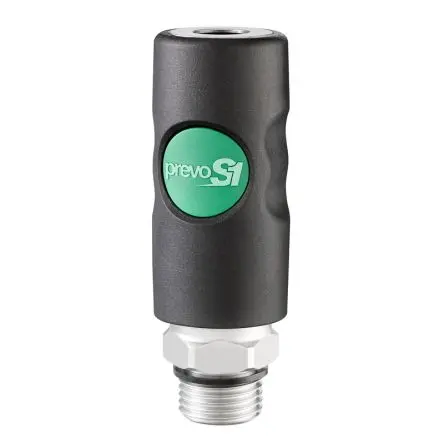 Produktfoto 1 von PREVOST Sicherheits-Schnellkupplung, Verbundwerkstoff 3/8 in Stecker, BSP