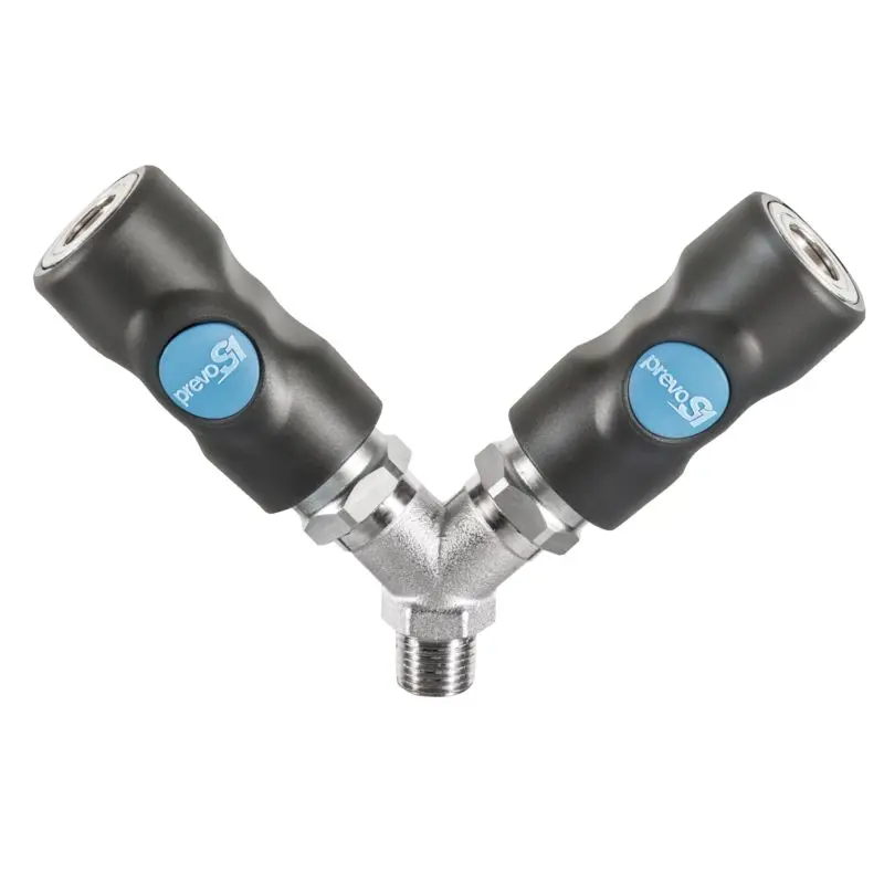 Produktfoto 1 von PREVOST Y-förmige Sicherheitsschnellkupplung Verbundwerkstoff Stecker, BSP