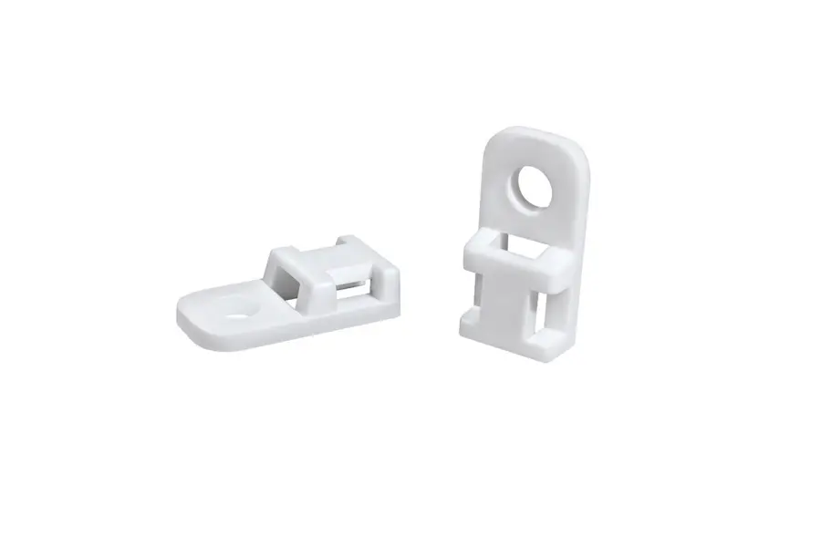 Produktfoto 1 von HellermannTyton Schraubbefestigung CTAM Kabelklemme, Nylon 6.6 Weiß 20.4 mm x 10.2 mm
