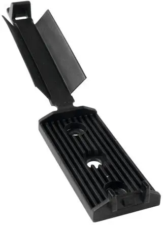 Produktfoto 1 von HellermannTyton Kabelhalter Schraubbefestigung, Kabel-Ø 3.1 mm Polyamid Schwarz 25mm x 86 mm
