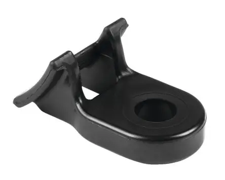 Produktfoto 1 von HellermannTyton Selbstklebender Clip, Kabel-Ø 10.29 mm Polyamid Schwarz