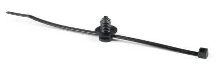 Produktfoto 1 von HellermannTyton T50R Polyamid Kabelbinder Schwarz 4,6 mm x 200mm, 500 Stück