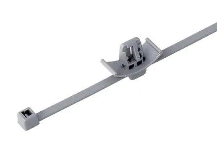 Produktfoto 1 von HellermannTyton T50RF Polyamid Kabelbinder Nicht lösbar Grau 4.6mm x 202 mm