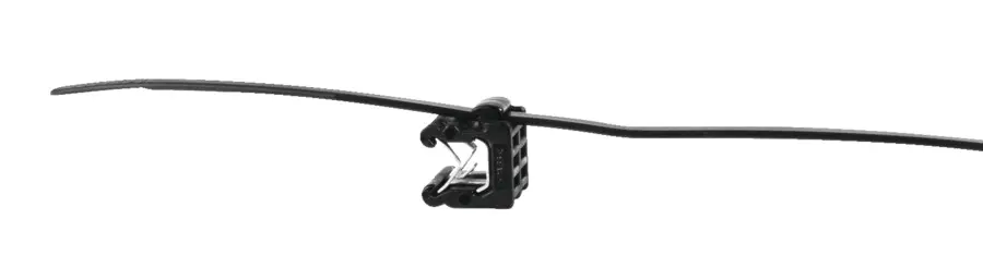 Produktfoto 1 von HellermannTyton T50R Polyamid Kabelbinder Nicht lösbar Schwarz 4.6 mm x 200 mm