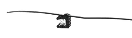 Produktfoto 1 von HellermannTyton T50R Polyamid Kabelbinder Schwarz 4,6 mm x 200mm, 500 Stück