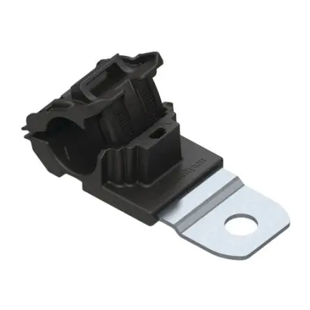 Produktfoto 1 von HellermannTyton RCB90SM10 Kabelklemme Schraubbefestigung, Kabel-Ø 19.5 mm Polyamid Schwarz 34.9mm x 101.9 mm