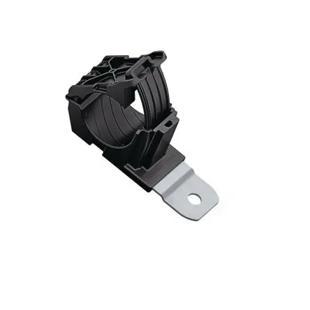 Produktfoto 1 von HellermannTyton Kabelklemme Schraubbefestigung, Kabel-Ø 36 mm Polyamid Schwarz 34.9mm x 156.1 mm