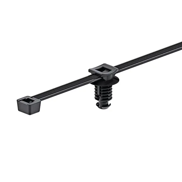 Produktfoto 1 von HellermannTyton T120 Polyamid Kabelbinder Nicht lösbar Schwarz 4.6 mm x 150 mm