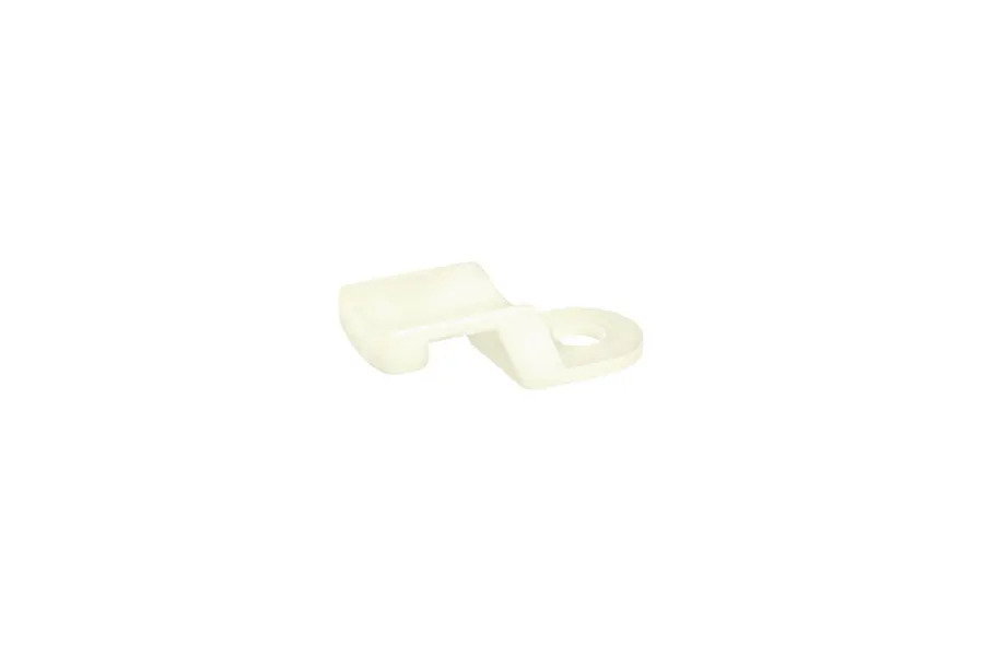 HellermannTyton Befestigungssockel, Polyamid Natur 22 mm x 8 mm Kabelbinder x 10 mm für 4.5 mm