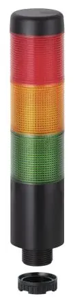 Produktfoto 1 von Werma Kompakt 37 LED Signalturm Summer 3-stufig Linse Grün, Gelb, Rot 12V Dauer Basis 175 mm Multifunktion