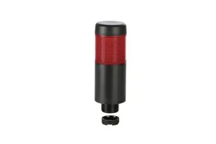 Produktfoto 1 von Werma Kompakt 37 LED Signalturm Summer 1-stufig Linse Rot 24V Dauerbetrieb Basis 107 mm