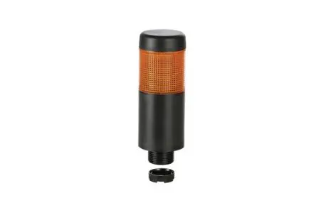 Produktfoto 1 von Werma Kompakt 37 LED Signalturm Summer 1-stufig Linse Gelb 24V Dauerbetrieb Eingebaut 107 mm