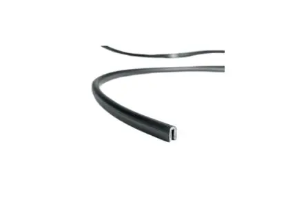 Produktfoto 1 von HellermannTyton RA1BK Kabalkanal-Eckabdeckung, Polyvinylchlorid 5.6 mm 2.4mm