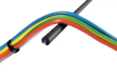 Produktfoto 1 von HellermannTyton PS1BK Kabelschutz, Polyvinylchlorid 3.2 mm 0.6mm