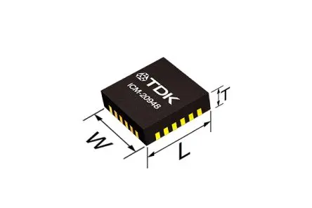 Produktfoto 1 von InvenSense Bewegungssensor 9-Achsen Oberfläche 1.71 V 3.6V I2C/SPI Digital QFN 24-Pin