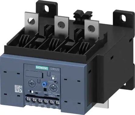 Produktfoto 1 von Siemens 3RB2 Überlastrelais, / 200A, 50 A 1 Schließer/1 Öffner / 200A 3P, 119 mm x 120mm