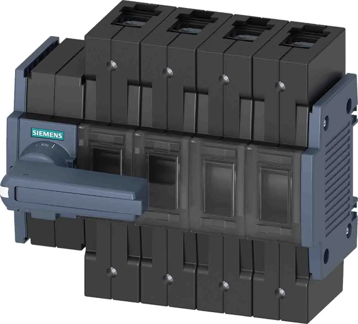 Produktfoto 1 von Siemens SENTRON Trennschalter / 4-polig 250 A 80 A offen, 2 Sicherungsgröße