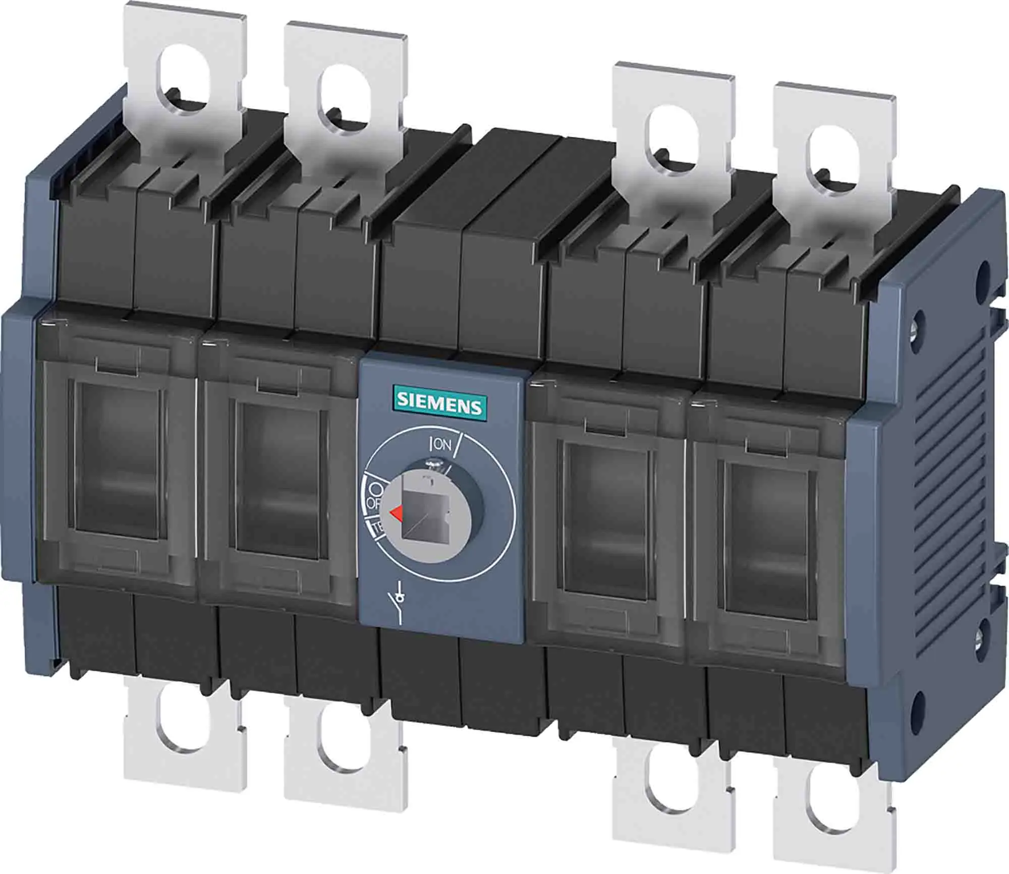 Produktfoto 1 von Siemens SENTRON Trennschalter / 4-polig 250 A 160 A offen, 2 Sicherungsgröße