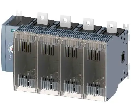 Produktfoto 1 von Siemens SENTRON Sicherungsschalter-Trennschalter / 4-polig 400A Umschlossen, NH1-NH2 Sicherungsgröße