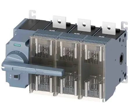 Produktfoto 1 von Siemens 3KF Sicherungsschalter-Trennschalter / 3-polig 630A Umschlossen, NH2 Sicherungsgröße