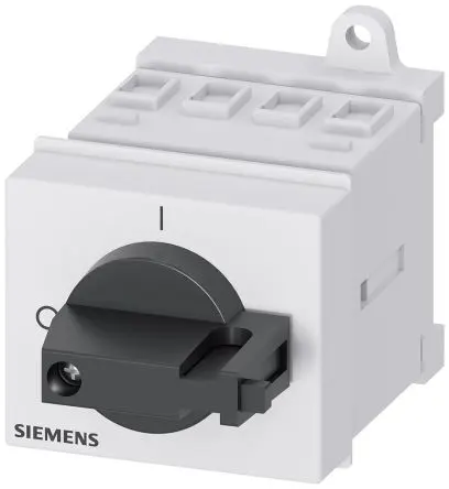 Produktfoto 1 von Siemens 3LD Trennschalter 4-polig DIN-Hutschiene 16A 7.5 kW IP40