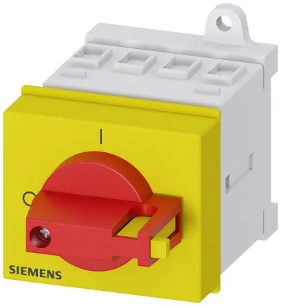Produktfoto 1 von Siemens 3LD Trennschalter 4-polig DIN-Hutschiene 16A 7.5 kW IP40