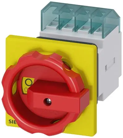 Produktfoto 1 von Siemens 3LD Trennschalter 4-polig Feststehend 16A 7.5 kW IP65