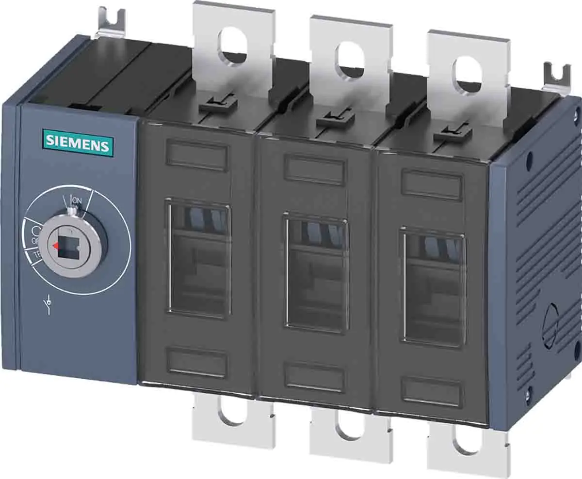 Siemens SENTRON Trennschalter / 3-polig 250 A 200 A offen, 3 Sicherungsgröße